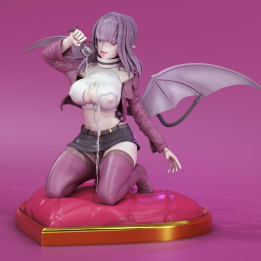 Sexy Wet Succubus Chan Statue (+NSFW) | 3D Print Model | STL Files