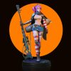 sexy war girl with robot statue nsfw 11