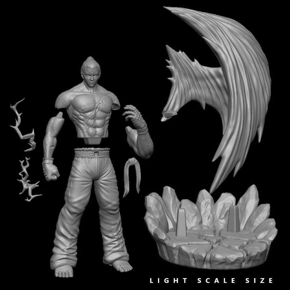 Tekken - Kazuya Mishima Winged Statue ‹ 3D Spartan Shop