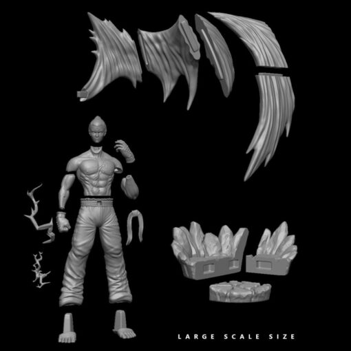 Tekken – Kazuya Mishima Winged Statue | 3D Print Model | STL Files