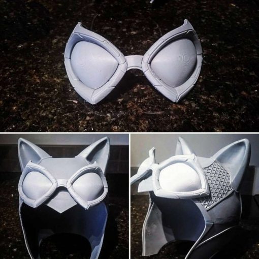 Arkham Knight Catwoman Helmet and Goggles | 3D Print Model | STL Files