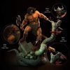 conan the barbarian diorama statue 12