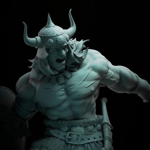 Conan The Barbarian Diorama Statue | 3D Print Model | STL Files