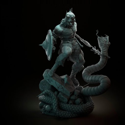 Conan The Barbarian Diorama Statue | 3D Print Model | STL Files