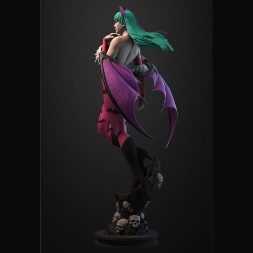 Darkstalkers – Morrigan Aensland Statue (+NSFW) | 3D Print Model | STL Files