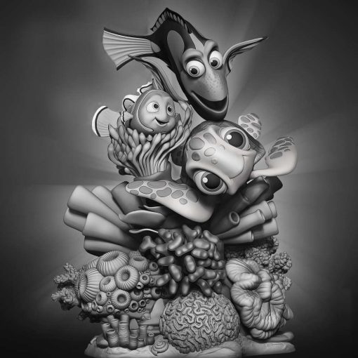 Finding Nemo Diorama Statue | 3D Print Model | STL Files