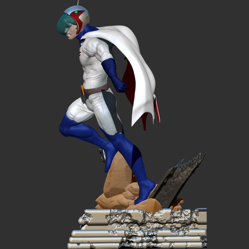 Gatchaman Ken Washio aka Ken the Eagle Statue ‹ 3D Spartan Shop
