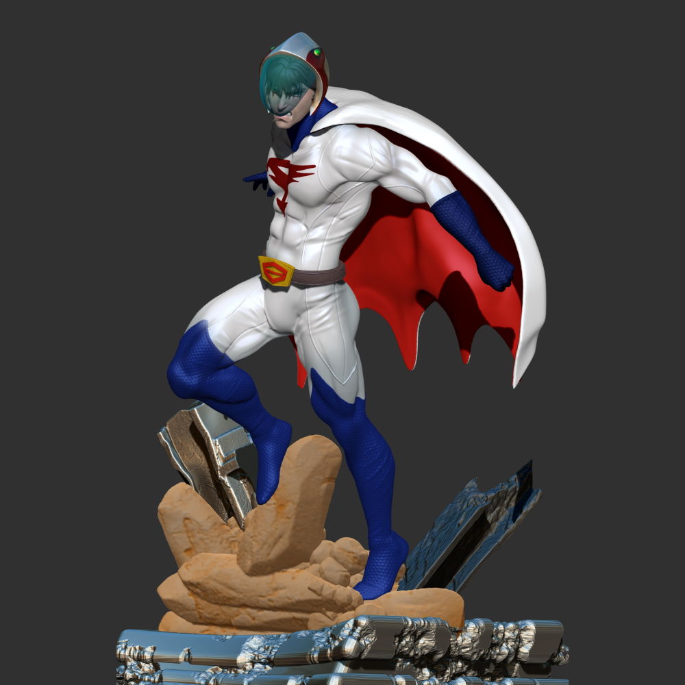 Gatchaman Ken Washio aka Ken the Eagle Statue ‹ 3D Spartan Shop