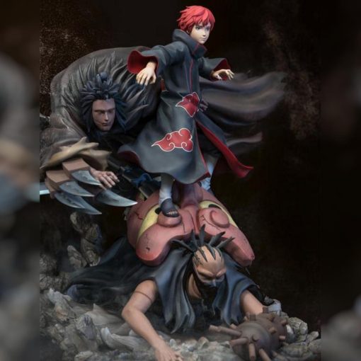 Naruto – Sasori of the Red Sand Diorama Statue | 3D Print Model | STL Files