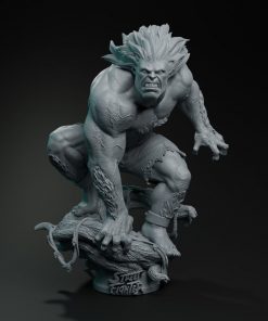 Street Fighter – Blanka Statue | 3D Print Model | STL Files