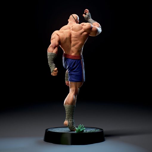 Street Fighter – Sagat Statue | 3D Print Model | STL Files
