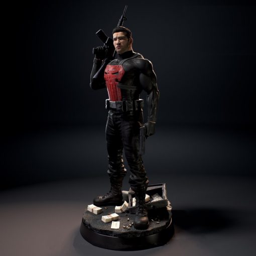 The Punisher Statue | 3D Print Model | STL Files