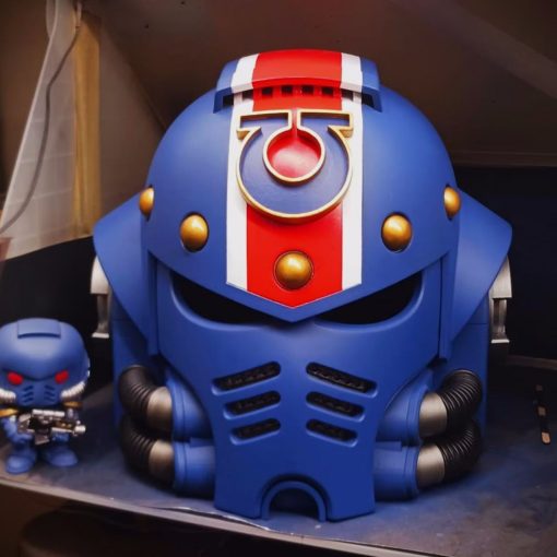 Warhammer 40K – Primaris Hellblaster Helmet | 3D Print Model | STL Files