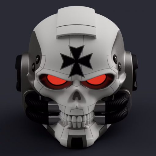 Warhammer 40K – Space Marine Chaplain Helmet | 3D Print Model | STL Files