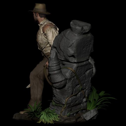 Indiana Jones Diorama Statue | 3D Print Model | STL Files