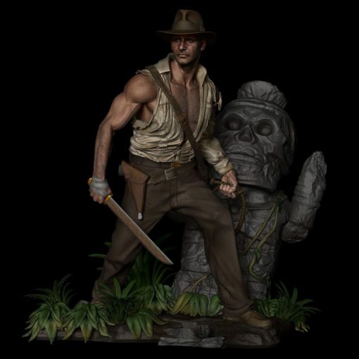 Indiana Jones Diorama Statue | 3D Print Model | STL Files