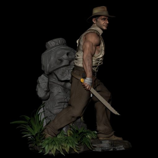 Indiana Jones Diorama Statue | 3D Print Model | STL Files