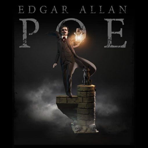 American Writers – Edgar Allan Poe | 3D Print Model | STL Files