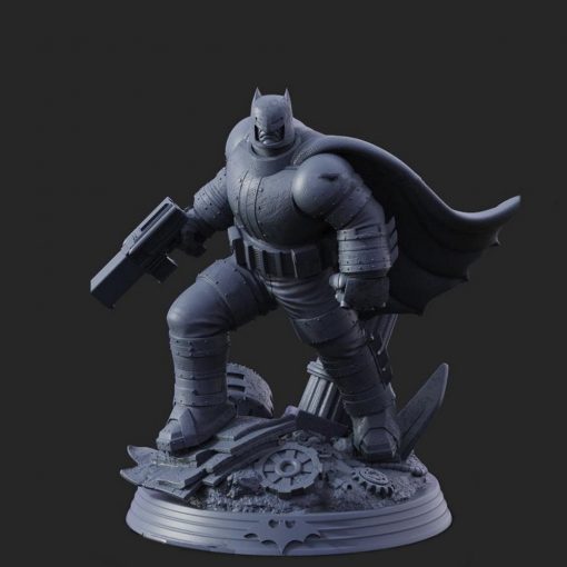 Armored Batman Statue | 3D Print Model | STL Files