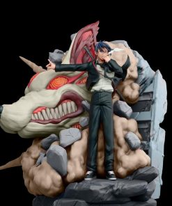 Chainsaw Man – Aki Hayakawa Diorama Statue | 3D Print Model | STL Files