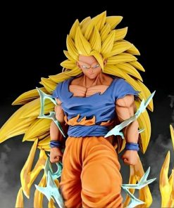 Dragon Ball Z – Goku SSJ3 Statue | 3D Print Model | STL Files