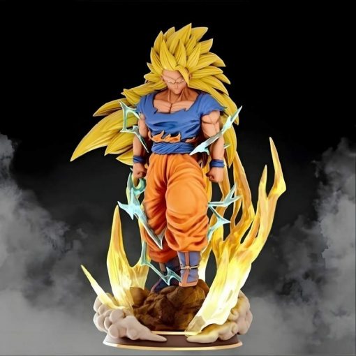 Dragon Ball Z – Goku SSJ3 Statue | 3D Print Model | STL Files