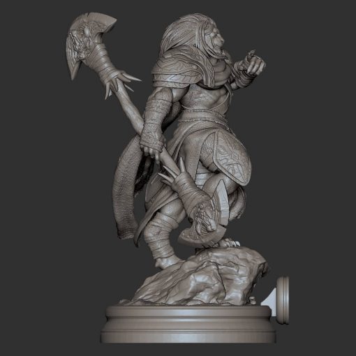 Magic the Gathering – Ajani Goldmane Statue | 3D Print Model | STL Files
