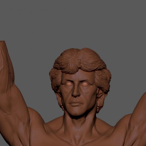 Rocky Balboa Statue | 3D Print Model | STL Files