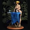 sexy super woman ironing cape statue nsfw 4