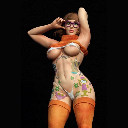 Sexy Tatted Velma Statue (+NSFW) | 3D Print Model | STL Files