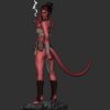 hellgirl smoking statue 10