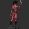 hellgirl smoking statue 13