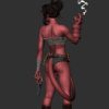 hellgirl smoking statue 14