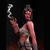 hellgirl smoking statue 8