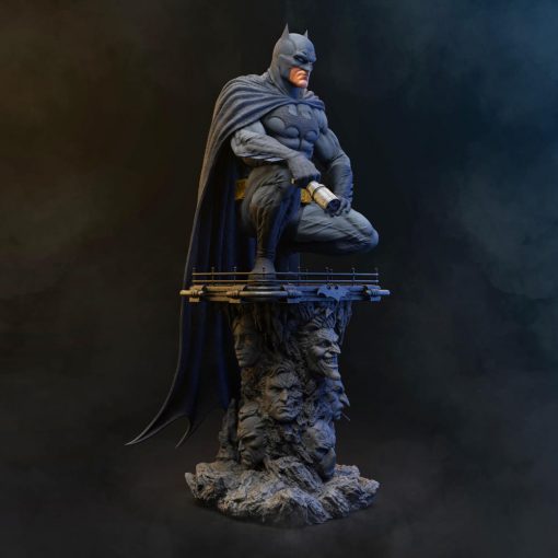 Batman Statue Jim Lee Inspired | 3D Print Model | STL Files