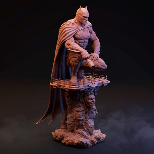 Batman Statue Jim Lee Inspired | 3D Print Model | STL Files