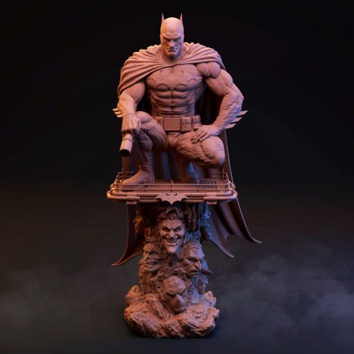 Batman Statue Jim Lee Inspired | 3D Print Model | STL Files