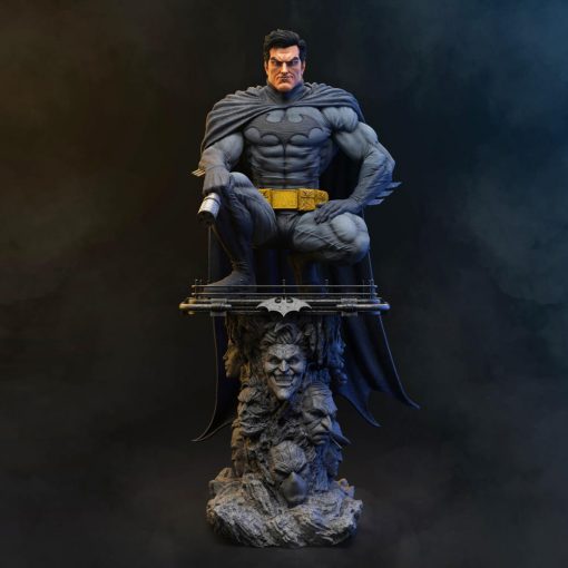 Batman Statue Jim Lee Inspired | 3D Print Model | STL Files