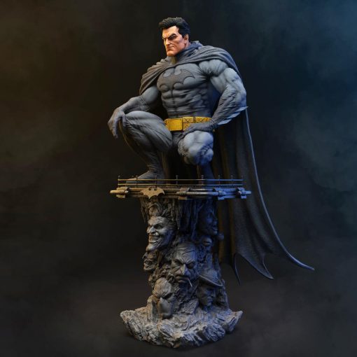 Batman Statue Jim Lee Inspired | 3D Print Model | STL Files