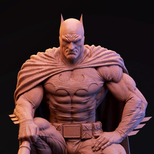 Batman Statue Jim Lee Inspired | 3D Print Model | STL Files