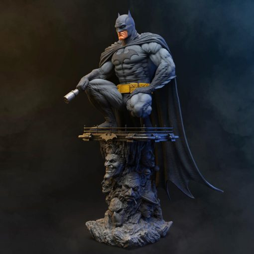 Batman Statue Jim Lee Inspired | 3D Print Model | STL Files
