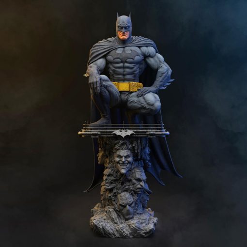 Batman Statue Jim Lee Inspired | 3D Print Model | STL Files