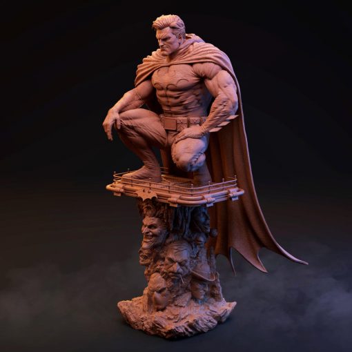 Batman Statue Jim Lee Inspired | 3D Print Model | STL Files